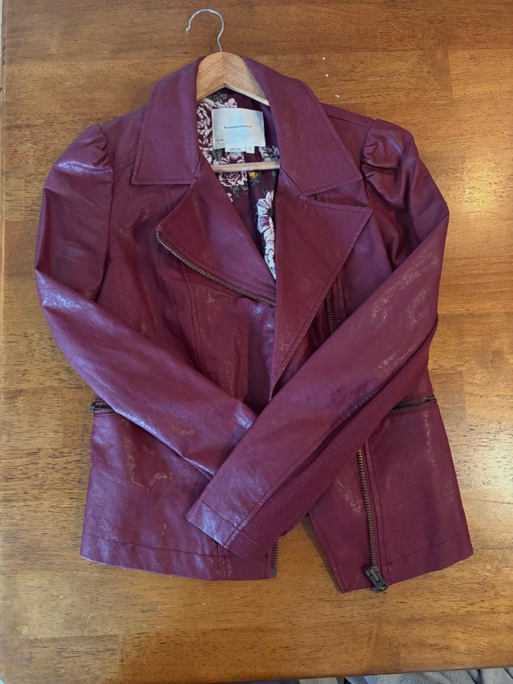 Antropologie Leather Jacket